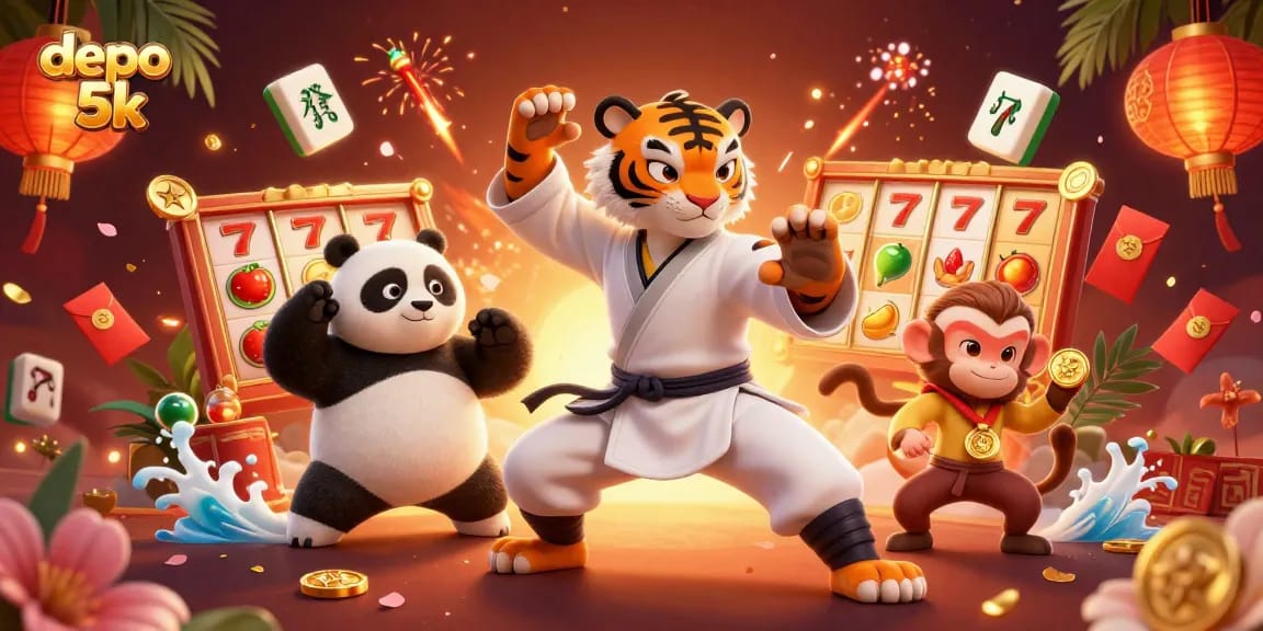 Players enjoy exciting big wins at depo 5k, a vibrant online slot gaming experience.