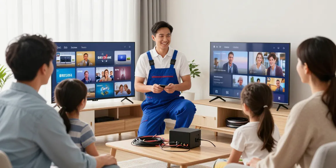 Reliable British IPTV installation by trusted local contractor.