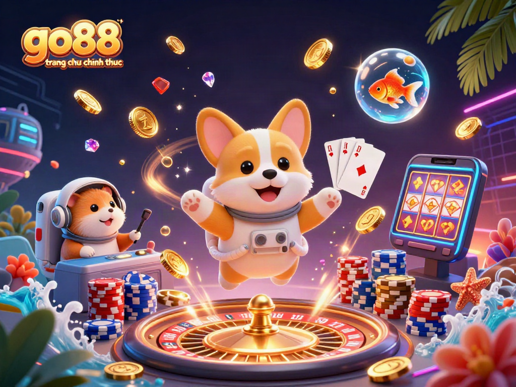 Engage with the vibrant go88 trang chu chinh thuc casino scene in zero gravity with exciting gaming elements.